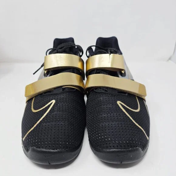 Nike Romaleos 4 Weightlifting Shoes Black Metallic Gold  display picture 3